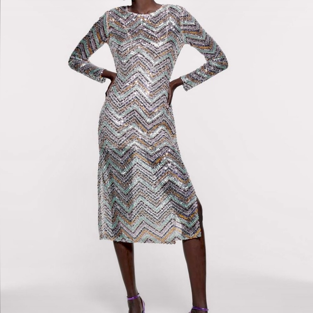 Zara Sequin Dress